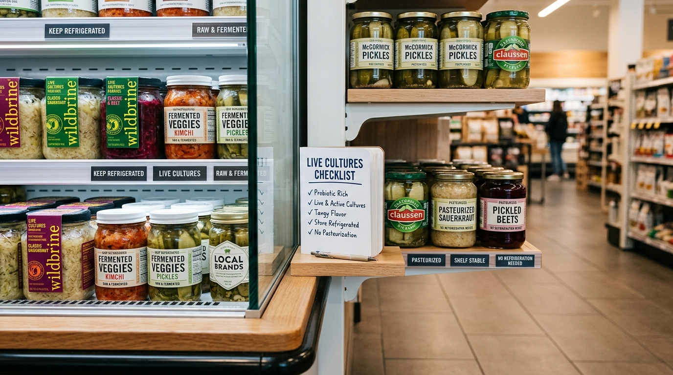 How to Tell Whether Store-Bought Fermented Foods Still Have Live Cultures