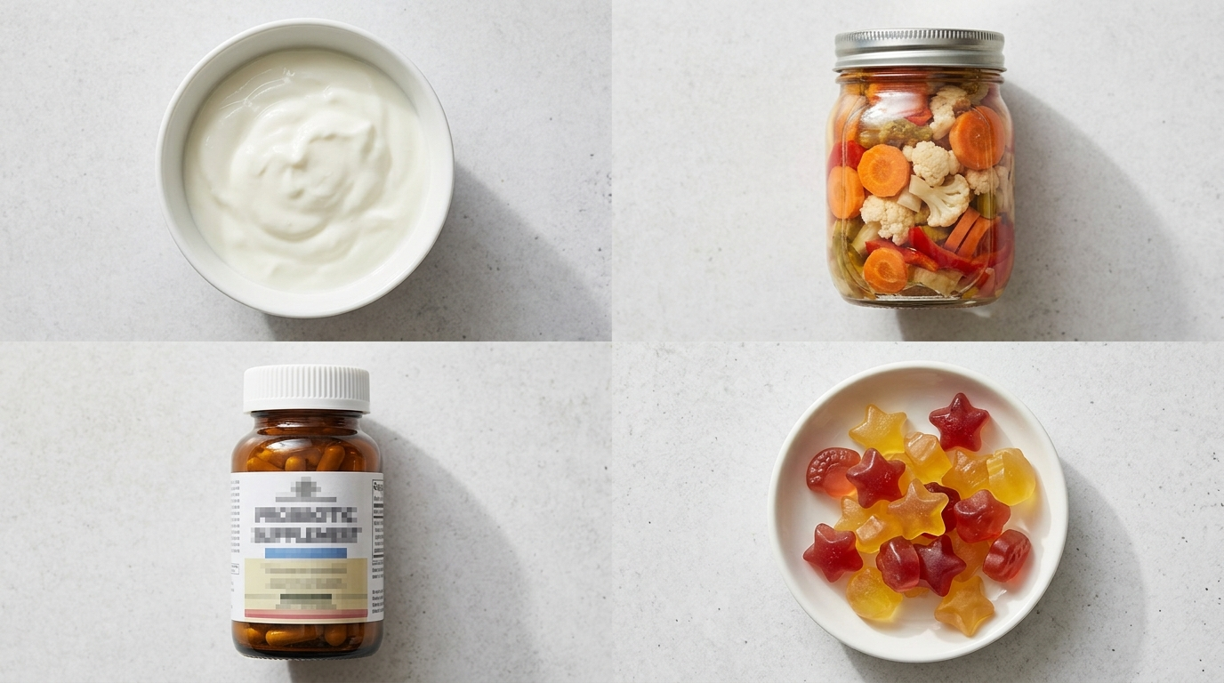 Is This a Good Way to Get Probiotics? Foods, Capsules, and Yuve Gummies Compared